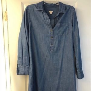 JCrew Factory Chambray Dress NWT M